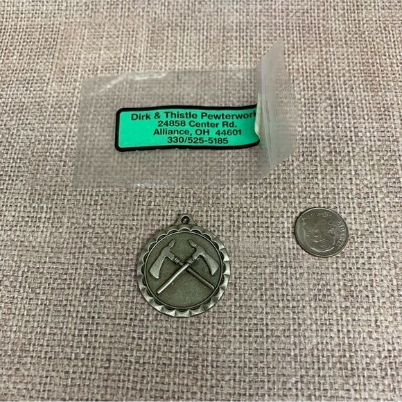 Pewter Piqua Heritage 2005 Axes Medal IOP - Picture 1 of 2